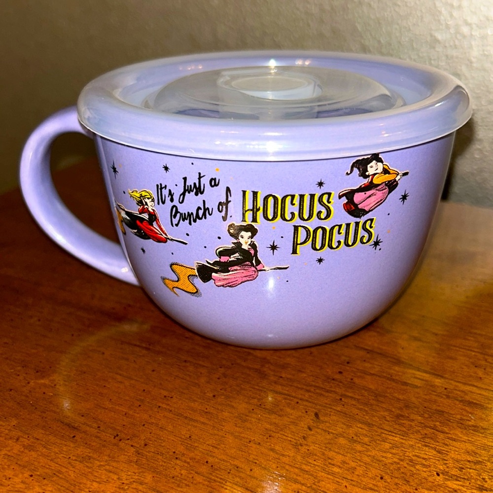 Disney Hocus Pocus Soup Mug, with Pressure Release Lid